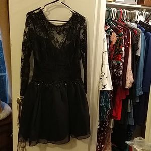 Vintage black party dress